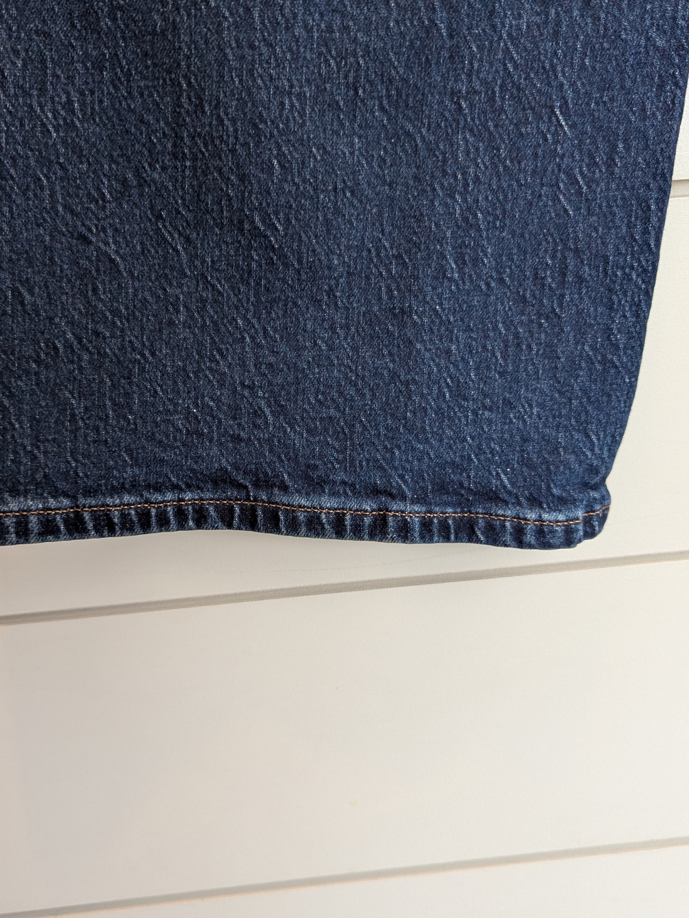 J. Crew Curvy Full Length Wide Leg Jean Button Fly Dark Wash Size 31 Tall - Picture 10 of 16
